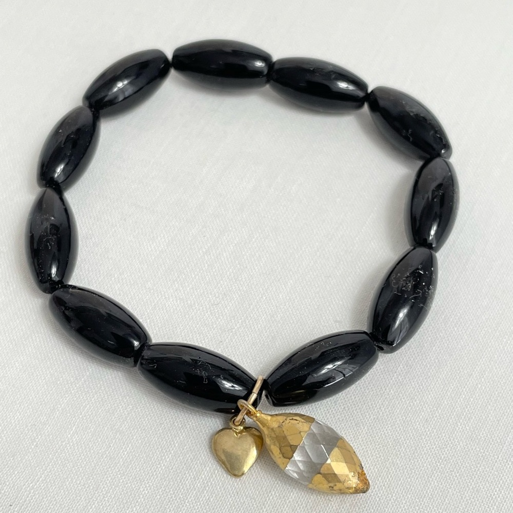 Black Onyx stretch bracelet